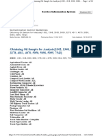 SOS Analysis Obtaining Oil for Sampling