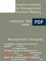 Evolution of Management Thought