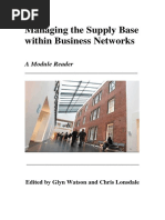 Managing the Supply Base Reader - Third Edition