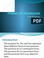 Forms of Pronouns