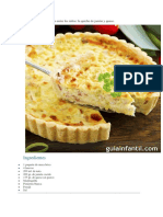 Receta Quiche