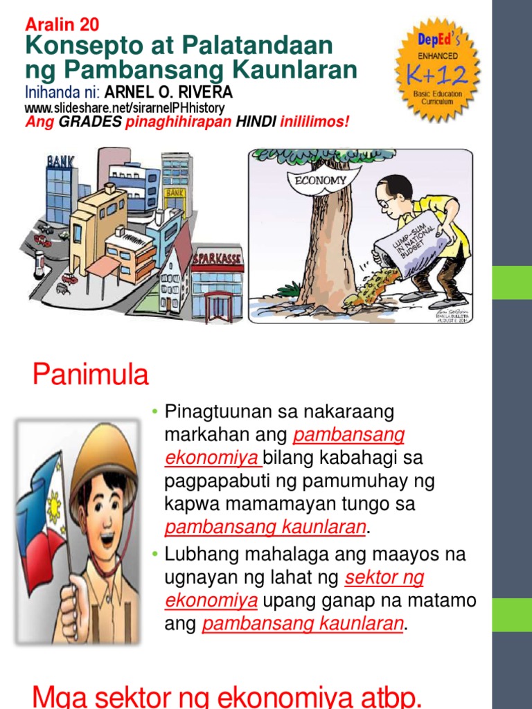 Aralin20 Konseptoatpalatandaanngpambansangkaunlaran 180521230354 Pdf