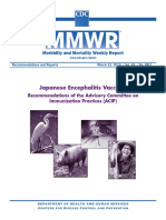 Japanese Encephalitis Vaccines: Morbidity and Mortality Weekly Report