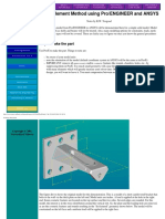 Finite Element Method using Pro ENGINEER and ANSYS.pdf