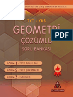 YKS-TYT-AYT Geometri Çözümlü Soru Bankası