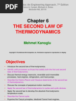 Chapter 6 THE SECOND LAW OF THERMODYNAMICS5704685.ppt