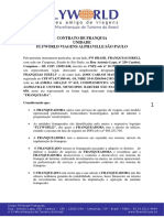 Modelo de Contrato Contrato de Franquia Corrigido