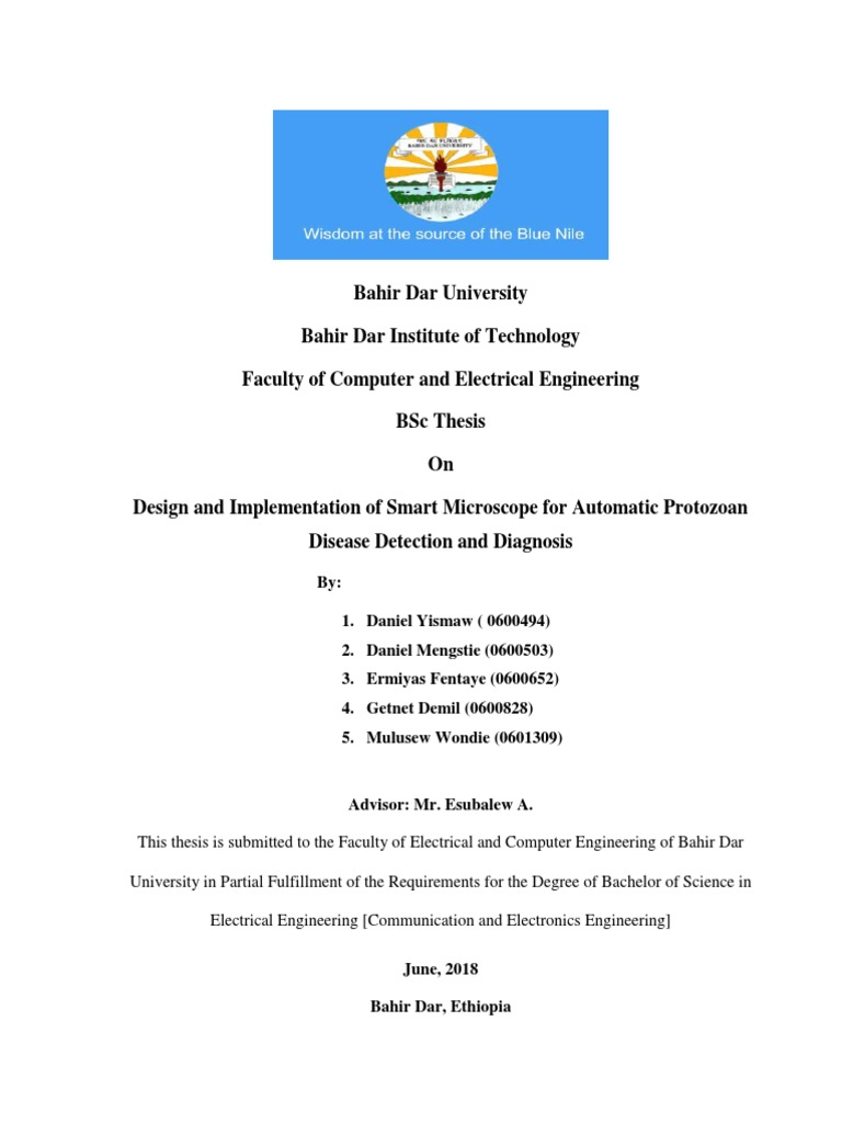 Design and Implementation of Smart Microscope For Protozoan Disease ...