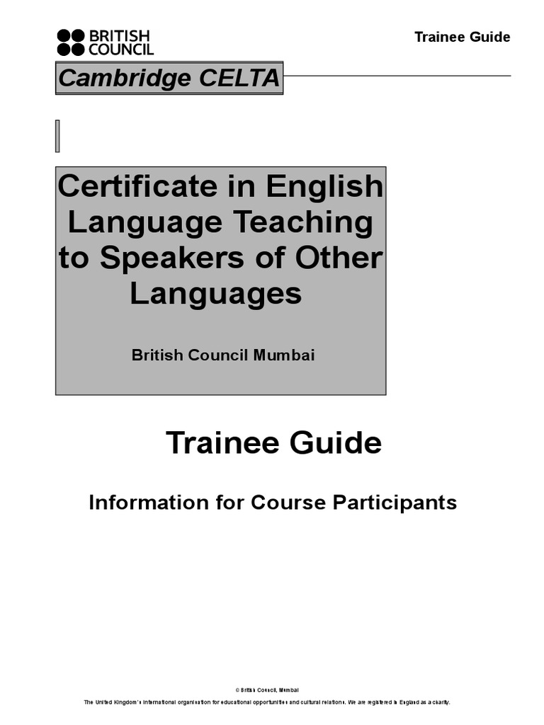 International house celta interview questions picture