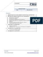 Exemplo de Plano de Gerenciamento Das Aquisições