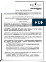 Ui 101011 Oh U Oii Ii Ii 'O Ii II: El Comisionado Nacional Del Servicio Civil