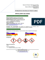 Hipoclorito de Sódio FISPQ