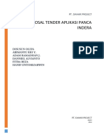 Proposal Tender Aplikasi PT Dahar Project PDF