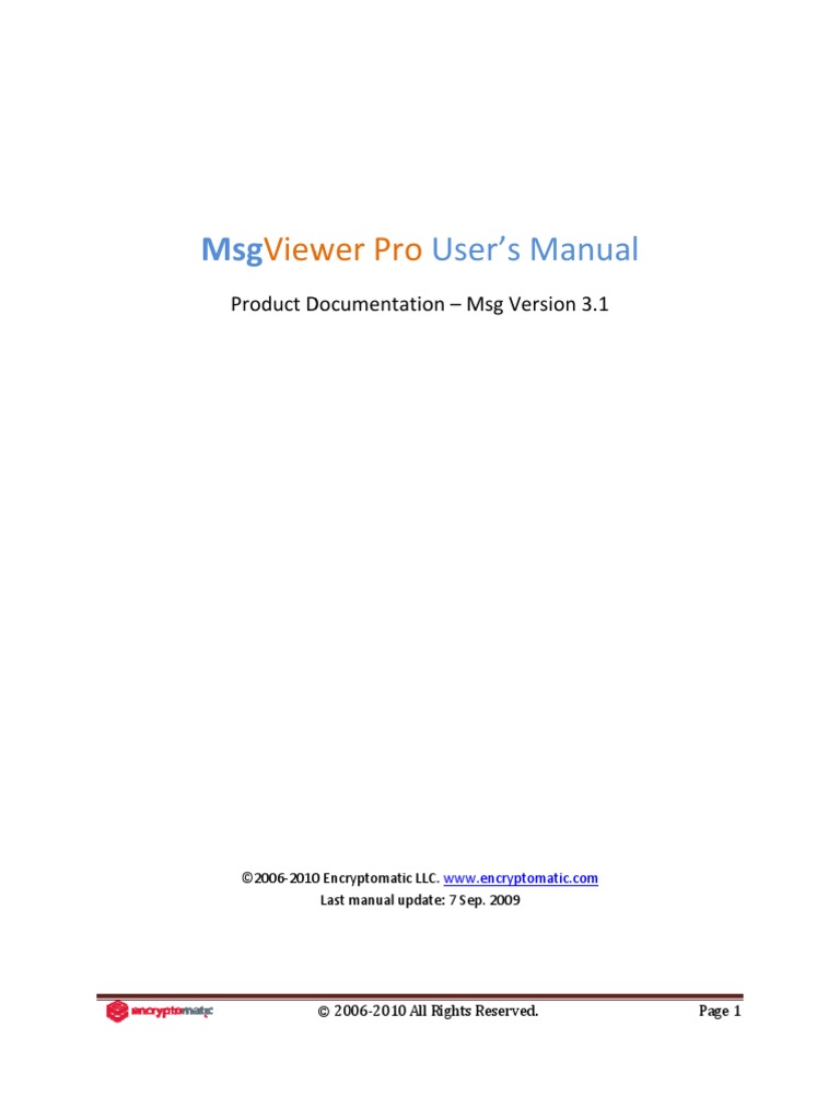 Viewer Viewer Pro: User's Manual User's Manual | PDF | Computer Virus