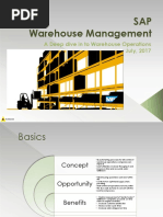 SAP Warehouse Management: A Deep Dive in To Warehouse Operations July, 2017