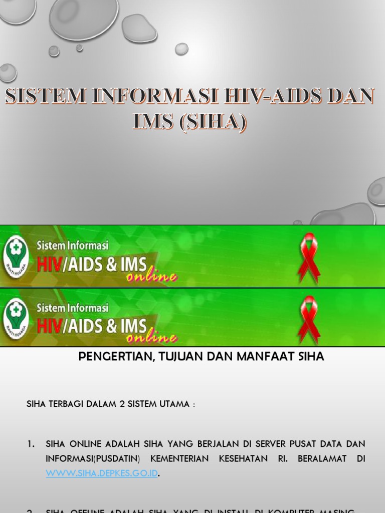 Sistem Informasi Hiv Aids Dan Ims Siha | PDF