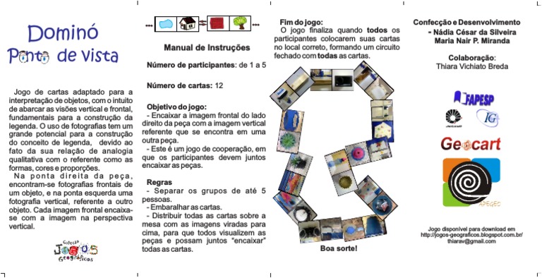 Plano de aula jogo de dominó passado presente