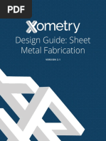 Sheet Metal Design Guidelines | PDF | Sheet Metal | Metalworking