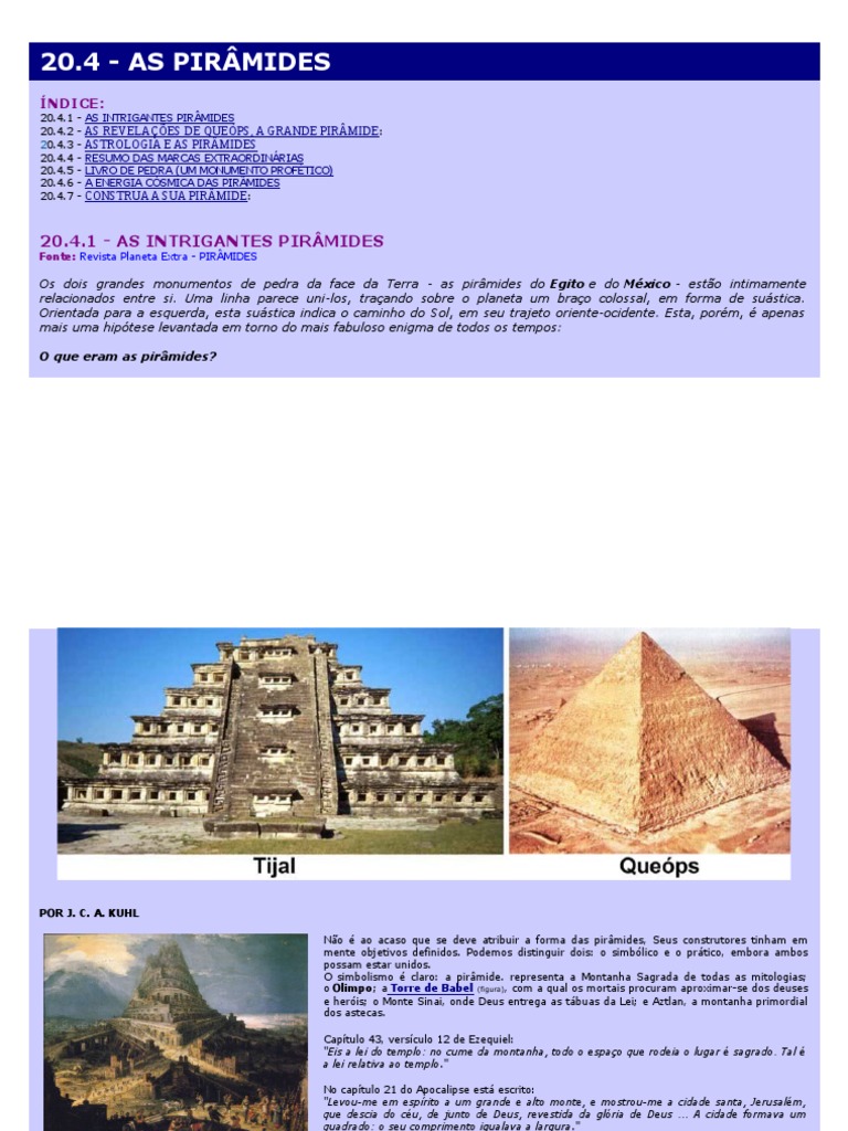 Egito - Mitologia e Pirâmides | PDF | Pirâmides egípcias | Pirâmide, image size:768x1024