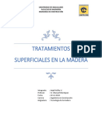 Tratamientos Superficiales en La Madera