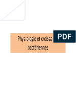 Physiologie Et Croissance Bacteriennes