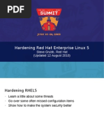 Hardening Rhel5