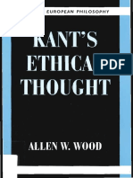 (Allen W. Wood) Kant's Ethical Thought (CUP 1999) PDF