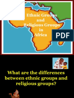 Ethnic and Religious Groups Africa Redyellownotes