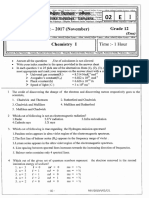 CHEMISTRY I  First Term Test - 2017  Grade 12 - Rathnawali Balika Vidyalaya Gampaha.pdf