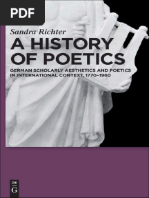 A History of Poetics (German Scholarly Aesthetics and Poetics in International Context, 1770-1960) - Sandra Richter