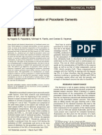 Hydration and Carbonation of Pozzolanic Cements: Aci Materials Journal Technical Paper