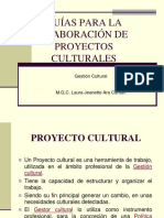 Guia para La Elaboracion de Proyectos Culturales