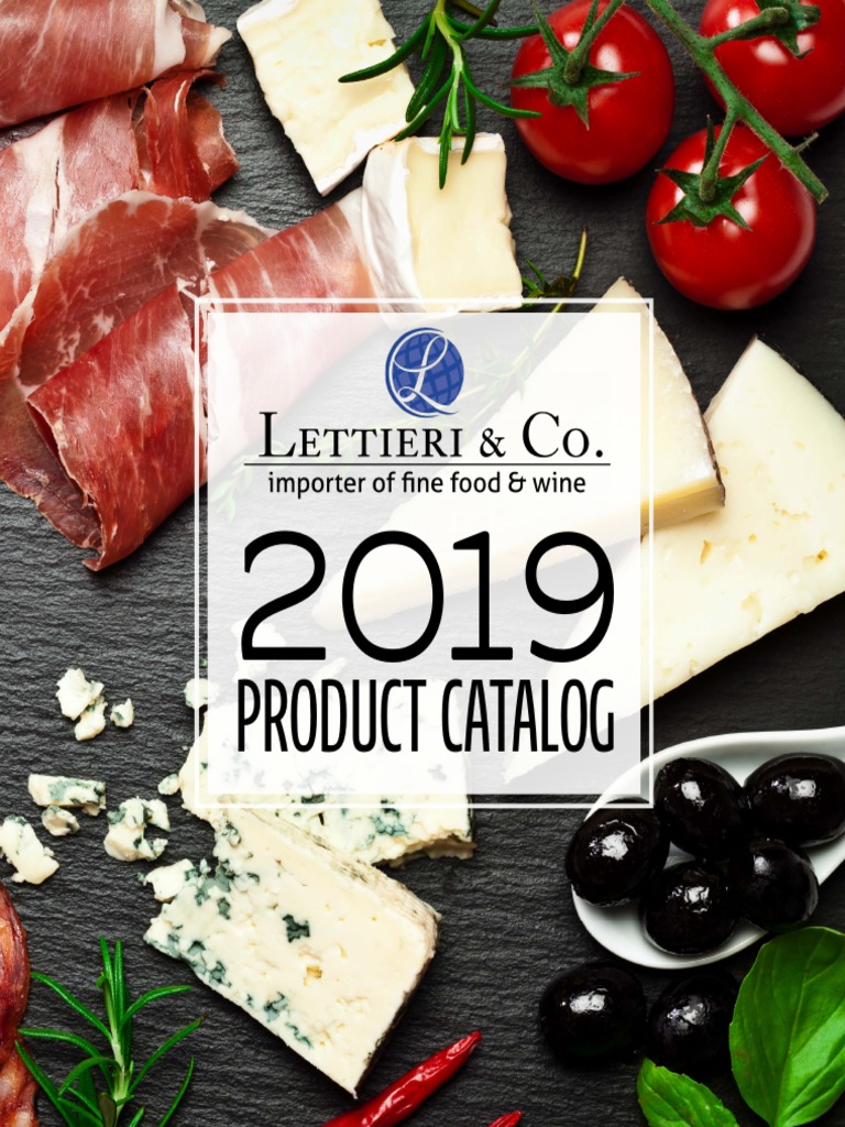 Lettieri & Co. 2019 Product Catalog PDF Pasta Foods