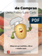 Lista de Compras Dietas Paleo e Low Carb