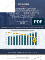 Despite A Decline in Incarceration, Correction Spending, Violence, and Use of Force Continued To Rise in FY 2018