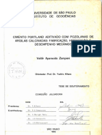 TCC - 1993 - Cimento Portland Aditivado Com Pozolanas de Argilas Calcinadas PDF