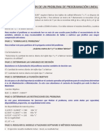 Ejemplo de Resolución de Problema de Programación Lineal