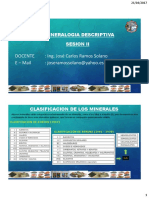 Mineralogia Descriptiva Sesion II