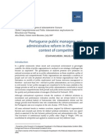 Portuguese public managers and administrative reform in the global context of competitiveness