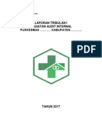 Contoh - Draft Laporan Tribulanan Audit Internal.docx