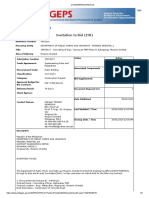 Bid Notice Abstract: Invitation To Bid (ITB)