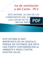 Sistema de Ventilación Positiva Del Carter - PCV