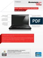 Lenovo ThinkPad Edge E430 E530 Notebook PC Data Sheet PDF