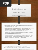 People's Security Inc Flores and Tapiru: Miguel Maria Therese Louise C