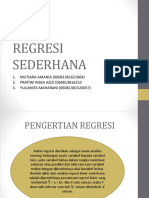 Regresi Sederhana