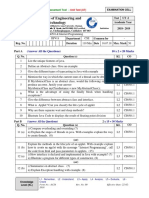 CK College of Engineering and Technology: (Answer All The Questions) 10