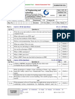 CK College of Engineering and Technology: (Answer All The Questions) 10