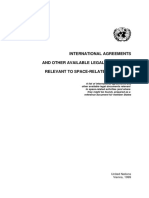 International Agreements and Other Available Legal Documents Relevant To Space-Related Activities