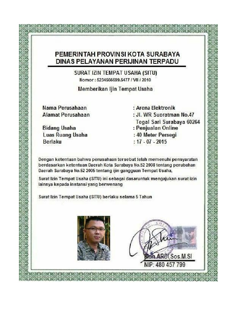 Contoh Siup | PDF