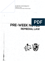 2018 Preweek Remedial Law